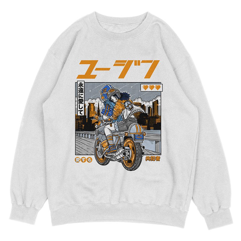 Partner In Crime Sweatshirt | Yūjin Japanese Anime Streetwear Clothing