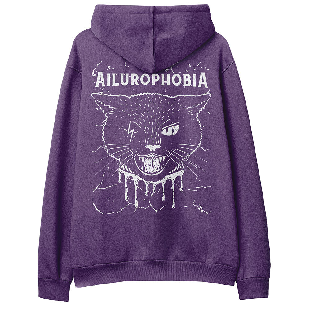 Ailurophobia Cat Hoodie | Yūjin Japanese Anime Streetwear Clothing