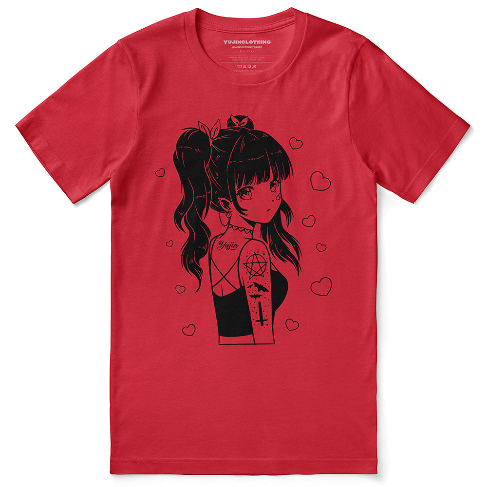 Scared Of Love T-Shirt | Yūjin Japanese Anime Streetwear Clothing