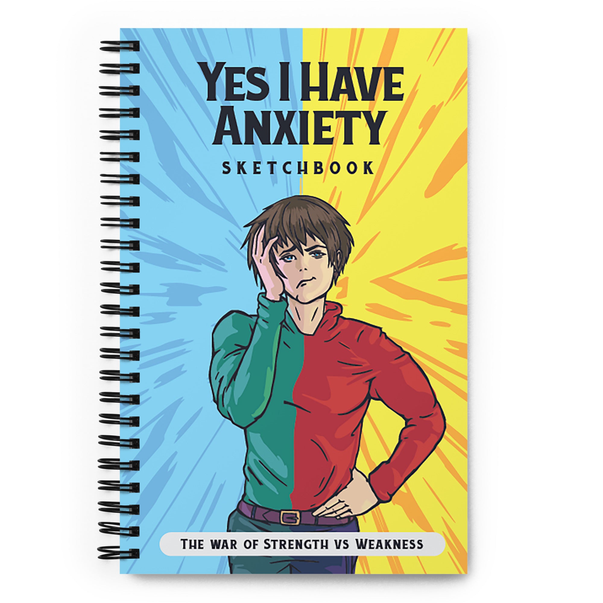 Fight Anxiety Notebook | Yūjin Japanese Anime Streetwear Clothing