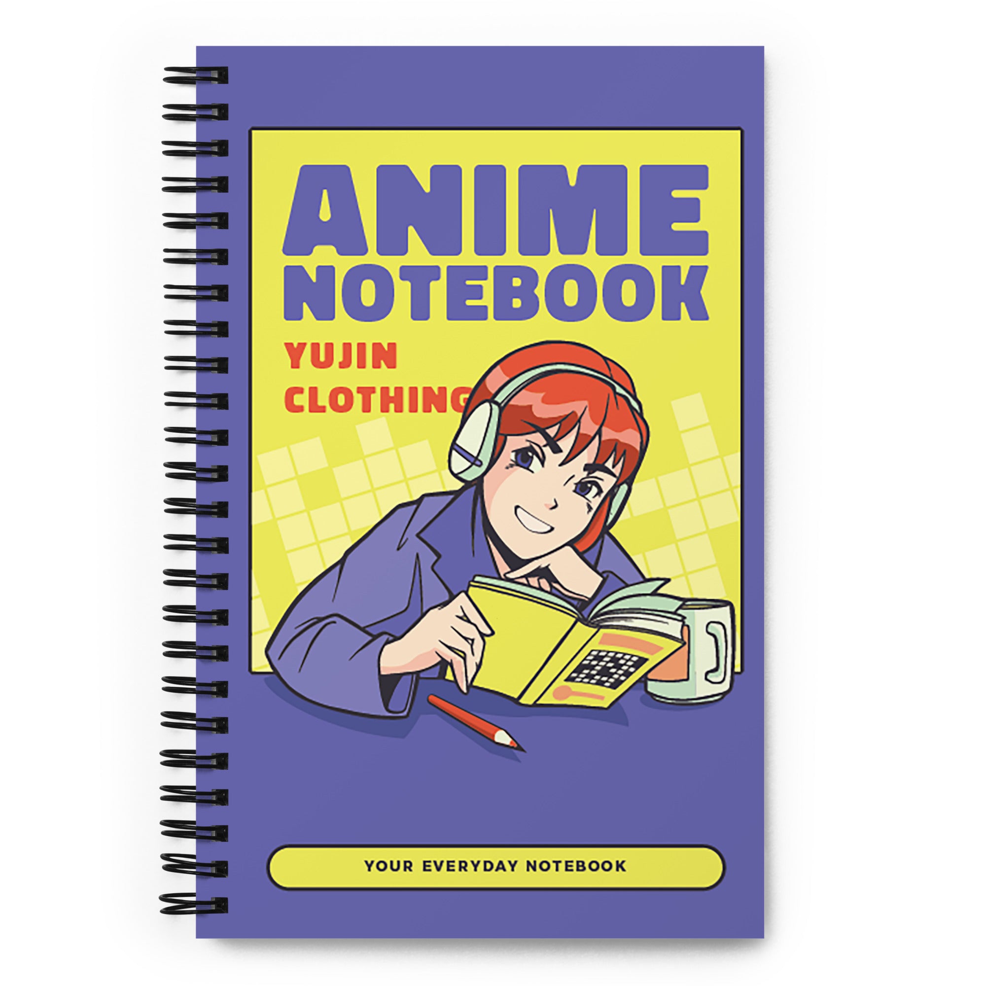 Anime Guy Notebook | Yūjin Japanese Anime Streetwear Clothing