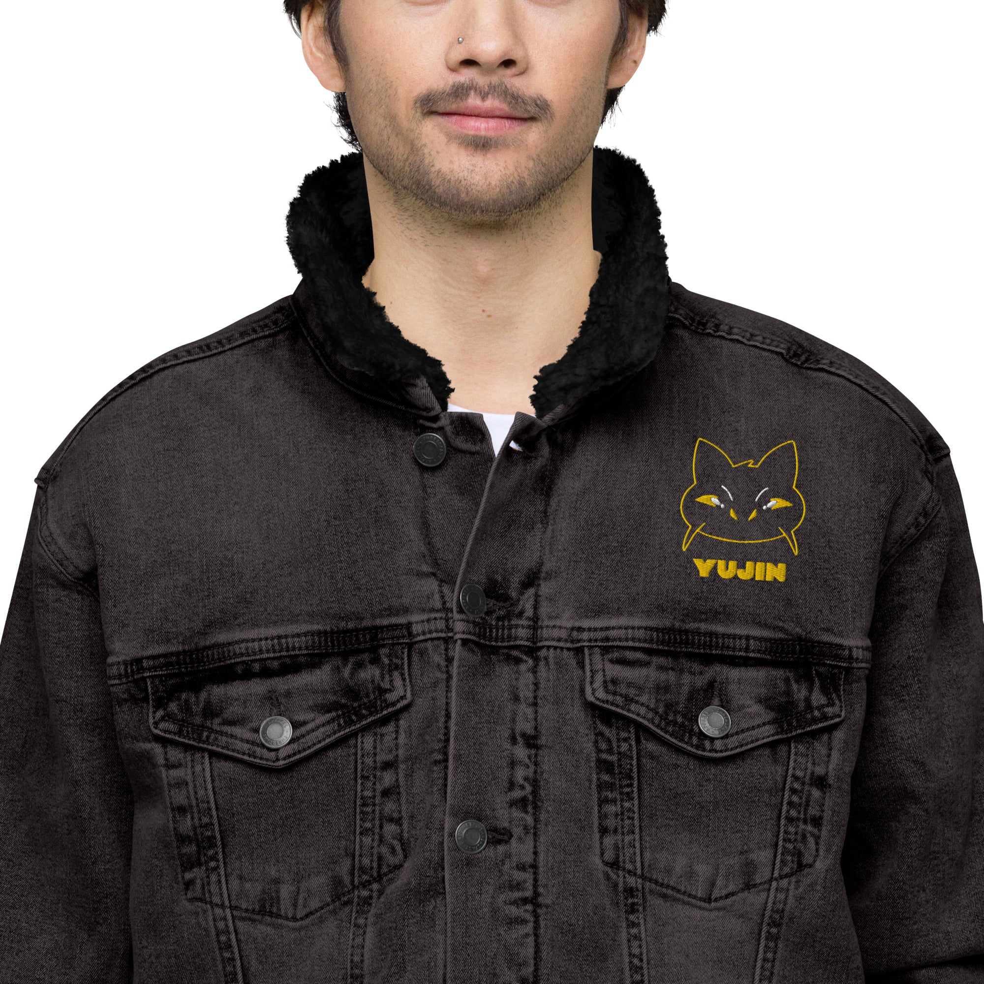 Mad Cat Sherpa Jacket | Yūjin Japanese Anime Streetwear Clothing