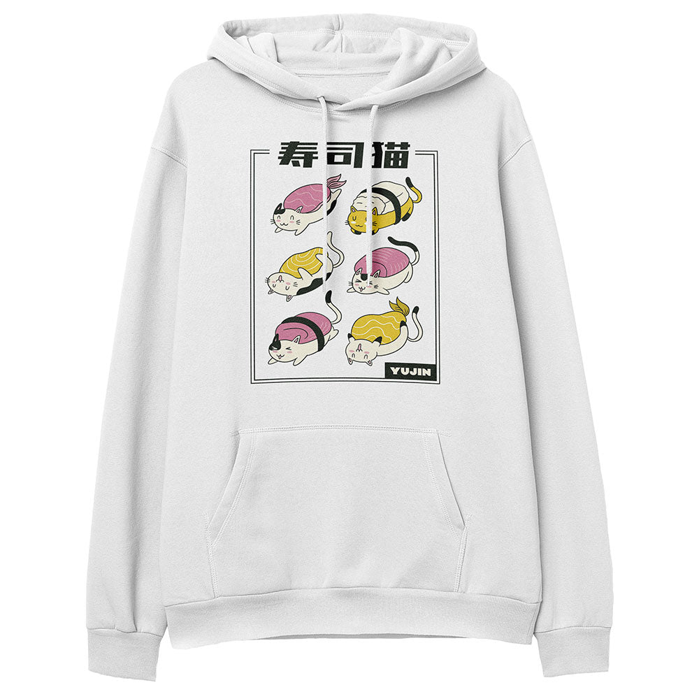 Sushi Cats Hoodie | Yūjin Japanese Anime Streetwear Clothing