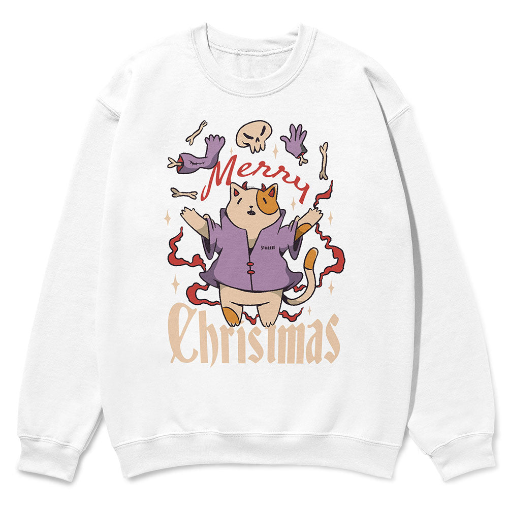 Cat Merry Christmas Sweatshirt | Yūjin Japanese Anime Streetwear Clothing