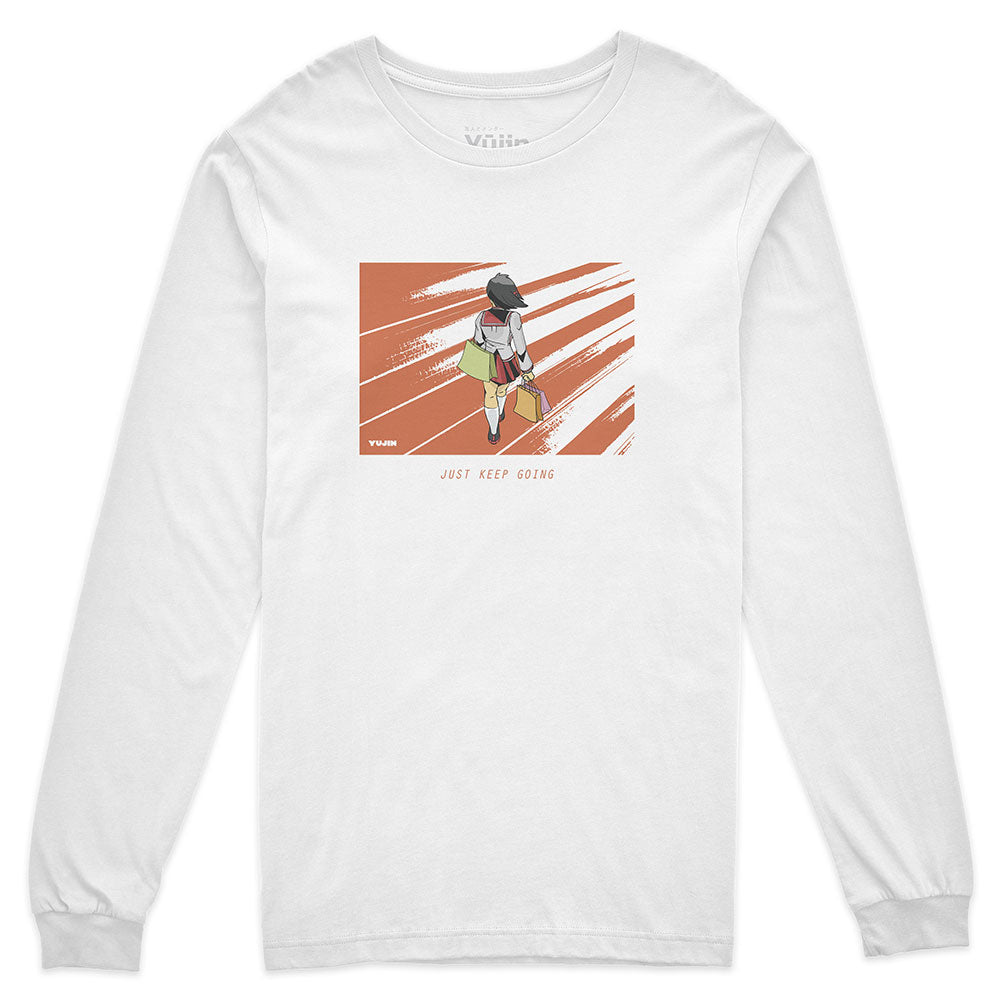 Keep Going Long Sleeve T-Shirt | Yūjin Japanese Anime Streetwear Clothing