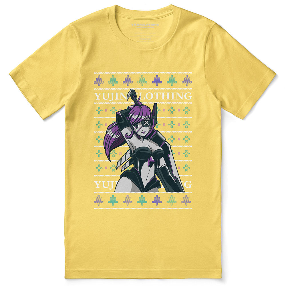 Cypher Girl Christmas T-Shirt | Yūjin Japanese Anime Streetwear Clothing